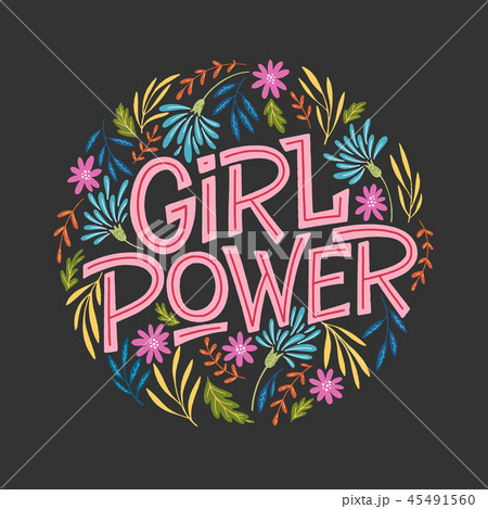 Girl Power Illustration 45491560