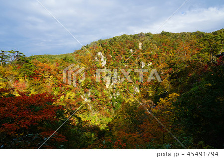 鳴子峡　紅葉　宮城県 45491794