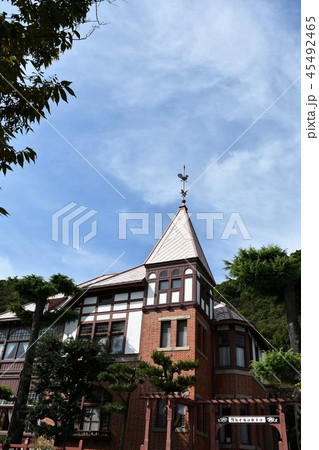 秋の神戸北野異人館街 風見鶏の館 秋の神戸北野異人館街 風見鶏の館 45492465