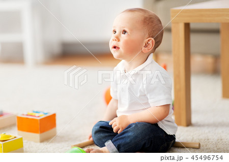 little baby boy at home little baby boy at home 45496754