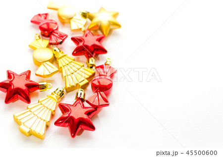 Christmas decoration on wooden table 45500600