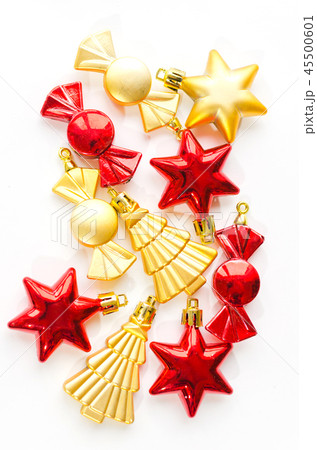 Christmas decoration on wooden table 45500601
