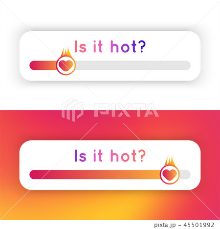 Slider emoji in social media. Subscribers poll 45501992