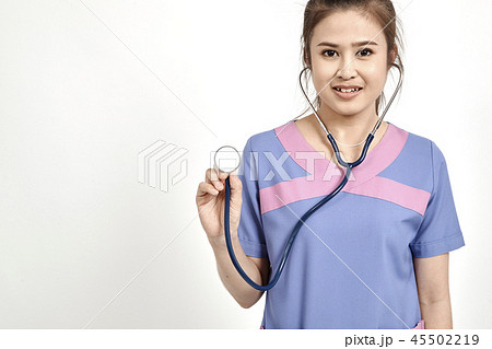 Young female medical doctor Young female medical doctor 45502219