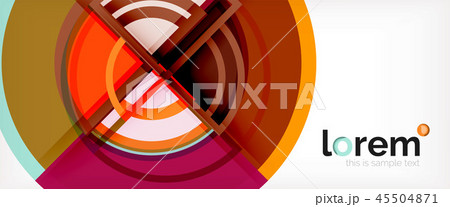 Vector abstract colorful circles background 45504871