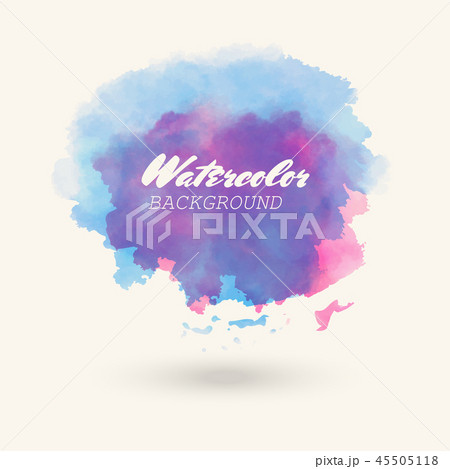 Watercolor brush strokes. vector illustration Watercolor brush strokes. vector illustration 45505118