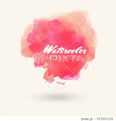 Watercolor brush strokes. vector illustration 45505120