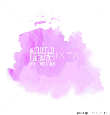 Abstract watercolor blob on white background.  45506012