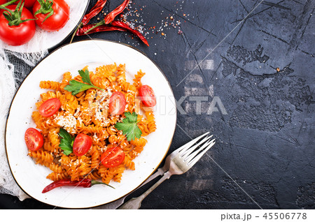 pasta with sauce pasta with sauce 45506778