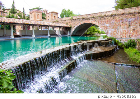 a reservoir in the Clitunno river in Bevagna 45508365