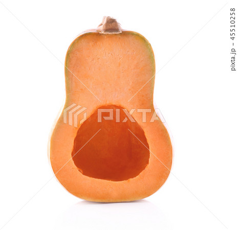 butternut slice on white background 45510258