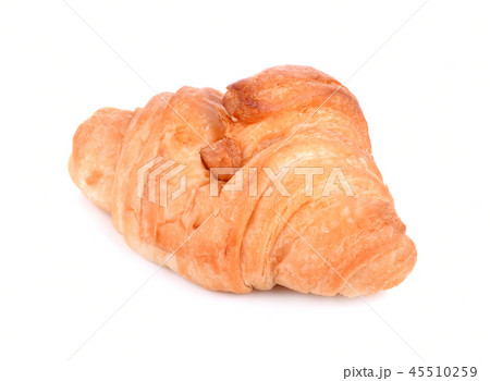 fresh croissant on white background fresh croissant on white background 45510259