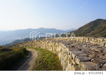 韓国　金海　盆山城 45510401