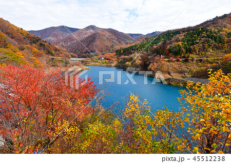 奥四万湖の紅葉 45512238