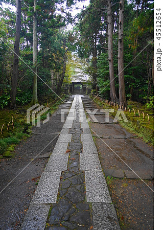 11月　鎌倉611寿福寺･敷石道と山門 45512654