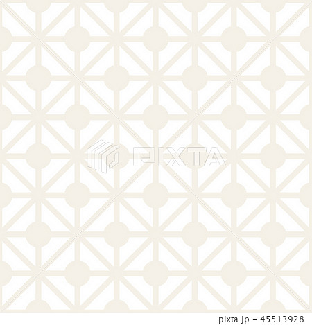 Abstract geometric lines lattice pattern. Seamless vector background. Subtle simple repeating 45513928