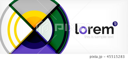 Modern geometric abstract background 45515283