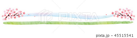 素材-桜の風景 素材-桜の風景 45515541