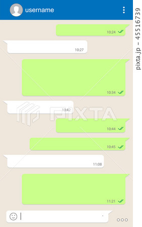 Social network chatting window. Social network chatting window. 45516739