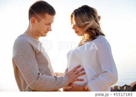 Young family is happy because of having a child Young family is happy because of having a child 45517165