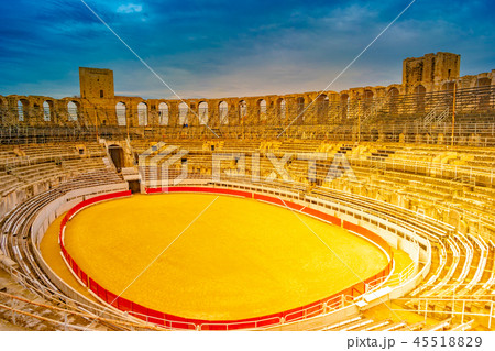 Arena and roman amphitheatre in Arles, France Arena and roman amphitheatre in Arles, France 45518829