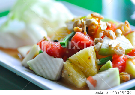 fruit salad or spicy salad fruit salad or spicy salad 45519400