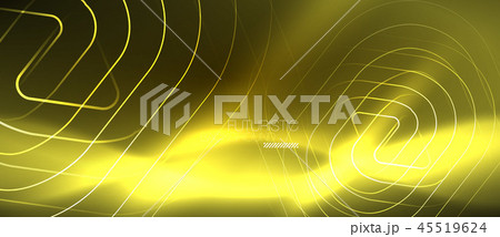 Color shiny neon lights background with abstract lines 45519624