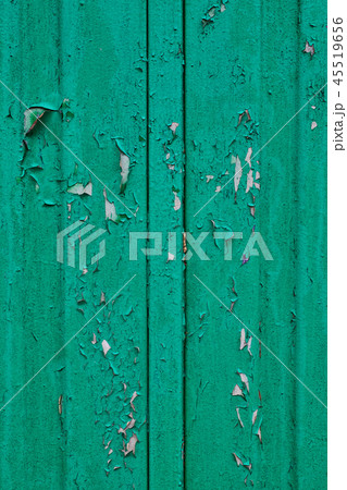 Old green iron painted container 45519656