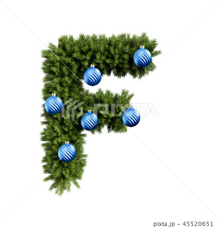 Christmas tree letter F 45520651