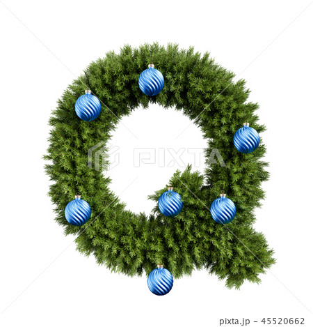 Christmas tree letter Q Christmas tree letter Q 45520662