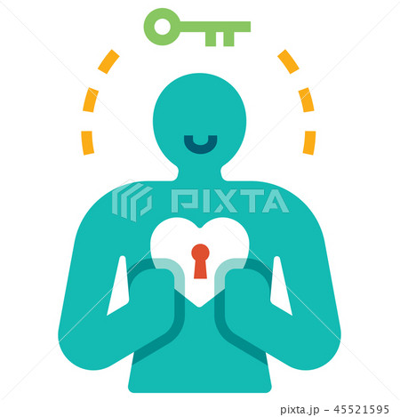 Self awareness flat illustration Self awareness flat illustration 45521595