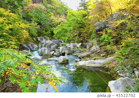秋の昇仙峡 川岸 秋の昇仙峡 川岸 45522702