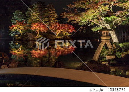 兼六園　ライトアップ 45523775
