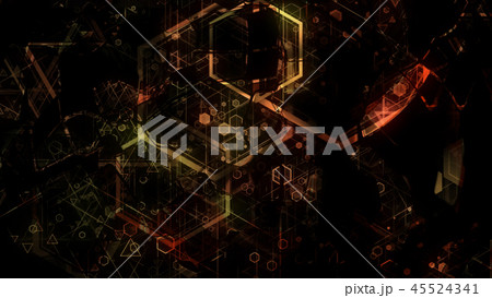 Glowing geometric shapes Glowing geometric shapes 45524341