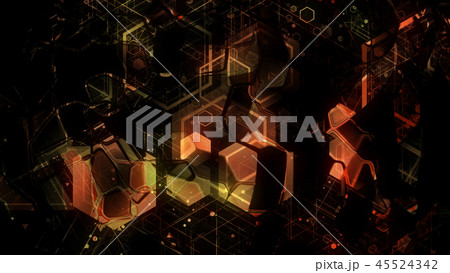 Glowing geometric shapes 45524342