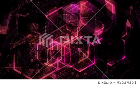 Glowing geometric shapes 45524351