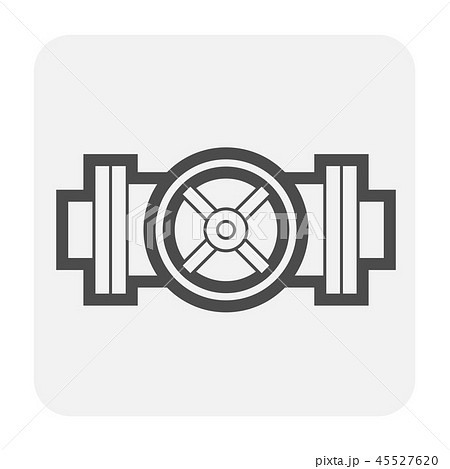 pipe valve icon 45527620