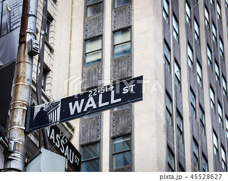 ニューヨーク　ウォール街 45528627