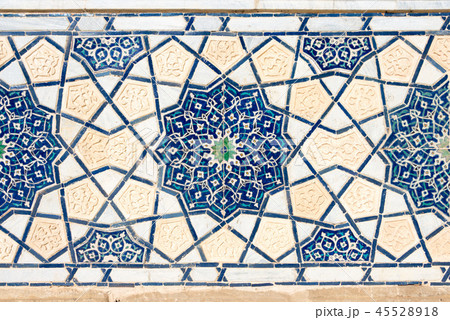 モザイク　ビビハニム・モスク（Bibi-Khanym Mosque）　ウズベキスタン・サマルカンド 45528918