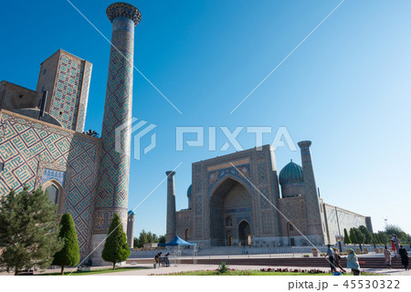 世界遺産レギスタン広場（Registan）　ウズベキスタン・サマルカンド 45530322