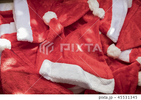 沢山のサンタ帽子 沢山のサンタ帽子 45531345