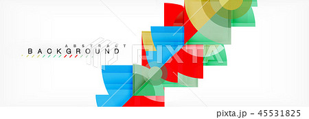 Modern geometric abstract background 45531825