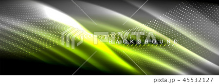 Liquid neon flowing waves, glowing light lines background Liquid neon flowing waves, glowing light lines background 45532127