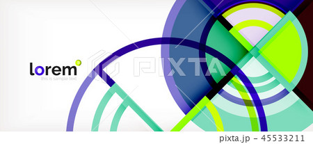 Modern geometric abstract background 45533211