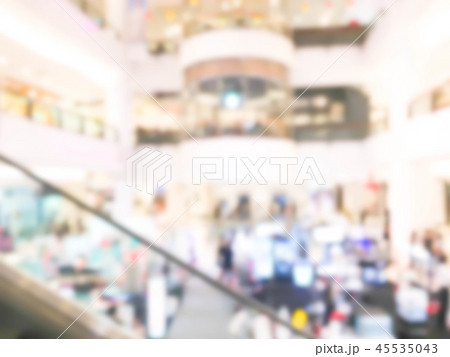 Abstract blur beautiful luxury shopping mall Abstract blur beautiful luxury shopping mall 45535043