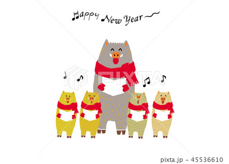 亥年年賀状 45536610