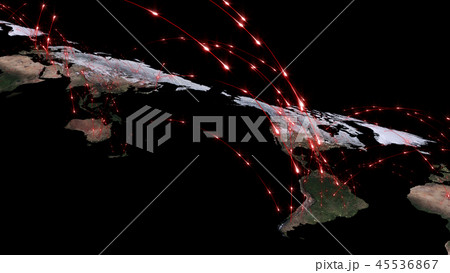 Global network, internet and global communication 45536867