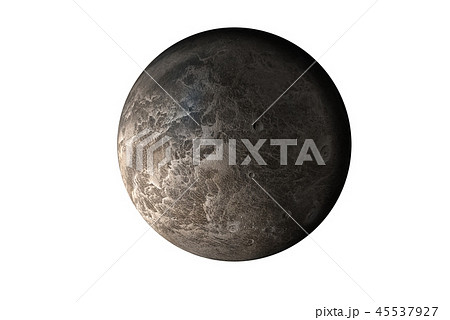 Fiction dark brown stone planet. 45537927