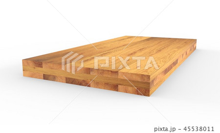 Glued wood structure. Lumber industrial wood texture, timber butts background. Butt end of a 45538011