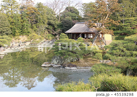 冬の桂離宮 庭園 松琴亭 京都 冬の桂離宮 庭園 松琴亭 京都 45539298